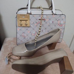 Purse, shoes, earings, necklace, bracelet. As a set $125